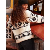 Roxy | Treasure Soul - Half Zip Polar Pullover for Women - White - XL