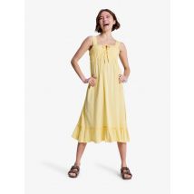 roxy | Paradise Winds - Vestido midi fluído com pormenor de corpete elástico Amarelo mulher - Amarelo - XS