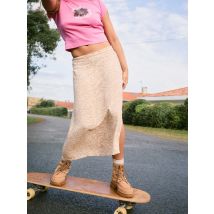 Roxy | Sense Of Secret - Midi Slip Skirt for Women - Beige - L