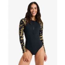 roxy | Roxy Active - Fato de banho de manga comprida, com fecho à frente para mulher - Preto - S