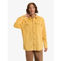 roxy | Let It Go Cord - Camisa de manga comprida para mulher - Amarelo - XXL