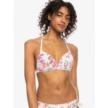 roxy | Printed Beach Classics - Parte de cima de biquíni de gola redonda para Mulher - Branco - M