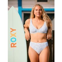 Roxy | Flowers Wave Mid Waist Mod - Bas de bikini pour Femme - Bleu - M