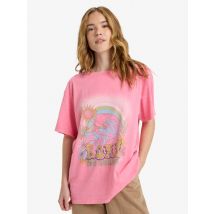 roxy | Sunnyoversize Optic Wash - T-shirt oversized para mulher - Pink - XS