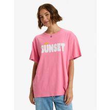 roxy | Sunny Easy - T-shirt de manga curta para mulher - Pink - XL