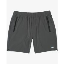 RVCA | Yogger Stretch 17" - Short elástico de entrenamiento para hombre - Gris