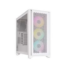 Corsair iCUE 4000D RGB Aiflow White Tower Chassis