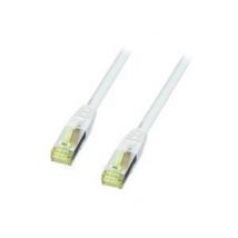 Lindy 15m CAT6a S/FTP LS0H Snagless Network Cable, Grey
