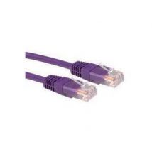 Violet Cat5e Network Cable 1m