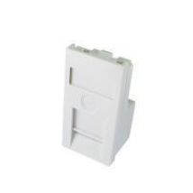 White Cat6 Keystone Jack