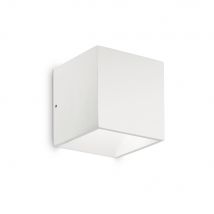 Applique Moderna Rubik Alluminio Bianco Led 8,5W 4000K Luce Naturale
