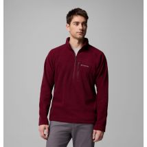 Columbia - Sudadera de forro polar con media cremallera Fast Trek III - Rojo - Talla XL - Hombre