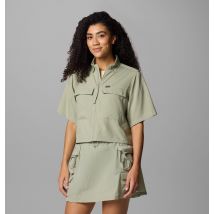 Columbia - Women's Elevated View Utility Short Sleeve Shirt - Safari Size L Women