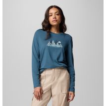 Columbia - Camiseta de manga larga con estampado Ruby Springs - Azul - Talla S - Mujer