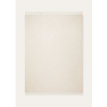 Loro Piana - Plaid Lp Unito, White, Size: NR