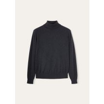 Loro Piana - Classic Baby Cash Turtleneck Sweater Gg 12, Uomo, Black/Gray Melange, Taglia: 54