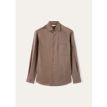 Loro Piana - Andre' Shirt Ginestra, Man, Rusty Ember, Size: XXL