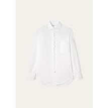 Loro Piana - Andre' Shirt Solaire, Man, Optical White, Size: S