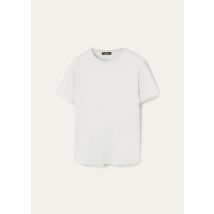 Loro Piana - Levo T-shirt Soft Silk Cotton, Man, Optical White, Size: XXXXL