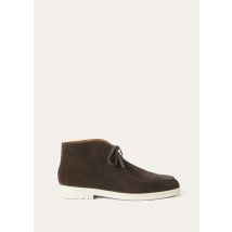 Loro Piana - Walk And Walk Ankle Boot Suede, Man, Ebano, Size: 42,5
