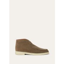 Loro Piana - Walk And Walk Ankle Boot Suede, Man, Canteen, Size: 45