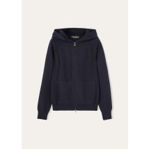 Loro Piana - Bomber Cappuccio Merano, Woman, Navy Blue, Size: 52