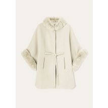 Loro Piana - Salzburg Cape Cash Double Cincilla, Woman, Shea Butter, Size: NR