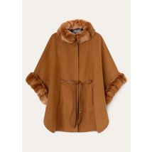 Loro Piana - Salzburg Cape D. Vicuna Baby Cash Cincilla, Woman, Natural Dark Vicuna/Nougat, Size: NR