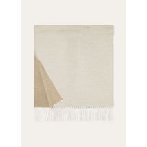 Loro Piana - Sciarpa Two -tone Baby Cash, Woman, Shea Butter/Hazelnut, Size: NR