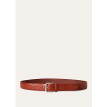 Loro Piana - Owen-belt Caimano, Man, Red Bean, Size: 105