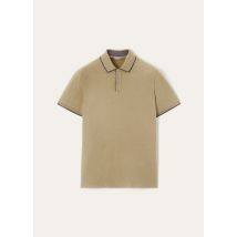 Loro Piana - Polo Mm Brentwood Jersey Pique' Honeycomb, Man, Dried Taragon, Size: XXL