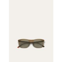 Loro Piana - Traveller Sunglasses, Transparent Green, Size: 49