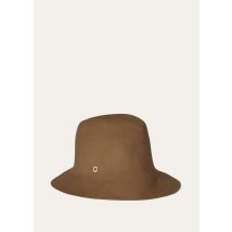 Loro Piana - My Journey Hat Baby Cash Felt, Femme, Rustic Amber, Taille: L