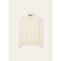 Loro Piana - Empire Wish Wool Polo Buttonless Gg 18, Homme, Nougat, Taille: 58