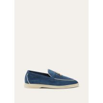Loro Piana - Summer Charms Walk P. Suede, Woman, Ocean Heart, Size: 36,5