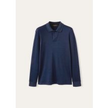 Loro Piana - Polo Open Ml Philion Jersey Sunset Cash Silk, Man, Ombre Blue, Size: S