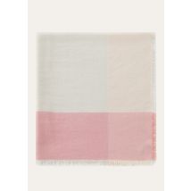 Loro Piana - Carre' Quadrilatero Del Silenzio Cash Silk, Woman, LIGHT TRAVERTINE/SPRING RIBBONS, Size: NR