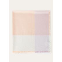 Loro Piana - Carre' Quadrilatero Del Silenzio Cash Silk, Woman, Plum Flower/Pastel Ribbons, Size: NR