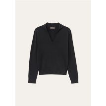 Loro Piana - Polo Siena, Frau, Black, Größe: 44