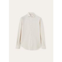 Loro Piana - Andrew Ml Shirt Jersey Pique' Dyed, Man, Mastic, Size: XL