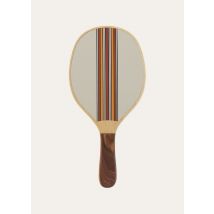 Loro Piana - The Suitcase Stripe Beach Rackets, Dark Sand, Size: NR