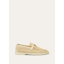 Loro Piana - Summer Charms Walk Suede Alligator, Femme, Butter, Taille: 41,5
