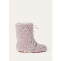 Loro Piana - Quinn Boot Shearling, Frau, Pink Dawn, Größe: 37,5