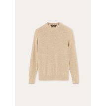 Loro Piana - Varallo Crewneck Sweater Baby Cash Gg 12, Homme, Cream And Pistachio Pralines, Taille: 50