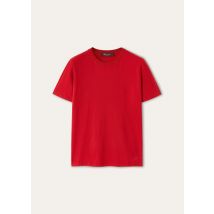Loro Piana - Angera Crewneck Ss Sweater Cotton Gg 18, Woman, Candy Apple Red, Size: 42