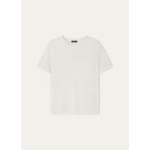 Loro Piana - T-shirt Gargano, Woman, White, Size: 36