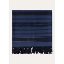 Loro Piana - Beach Towel Portofino Marina Cotton, BLUE NAVY/DENIM MARINA STRIPE, Size: NR