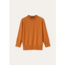 Loro Piana - Girocollo Manica 3/4 Neo Piuma, Damen, Fire Brick, Größe: 40