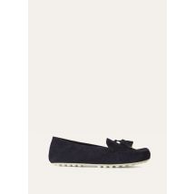 Loro Piana - Dot Sole Walk Suede, Femme, Blue Navy/Sun Gold, Taille: 39,5