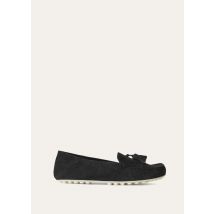 Loro Piana - Dot Sole Walk Suede, Femme, Caviar, Taille: 36,5